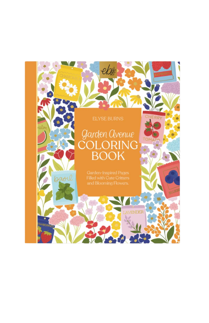 Garden Avenue Coloring Book – Pink Moon Bay