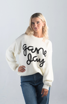 Game Day Sweater

Casual and Fun for Any Occasion

Introducing the Game Day Sweater, a playful white sweater perfect for showing off your team spirit. Featuring bold "Game Day" text, this cozy sweater is ideal for sporting events, casual outings, or just relaxing in style.

Fabric: 100% Acrylic

Size Guide: Fits True To Size, Model is Wearing a Size S

Available at our boutiques in Chicago, Lake Geneva, and Milwaukee. (Item availability may vary by location.)