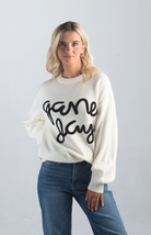 Game Day Sweater

Casual and Fun for Any Occasion

Introducing the Game Day Sweater, a playful white sweater perfect for showing off your team spirit. Featuring bold "Game Day" text, this cozy sweater is ideal for sporting events, casual outings, or just relaxing in style.

Fabric: 100% Acrylic

Size Guide: Fits True To Size, Model is Wearing a Size S

Available at our boutiques in Chicago, Lake Geneva, and Milwaukee. (Item availability may vary by location.)