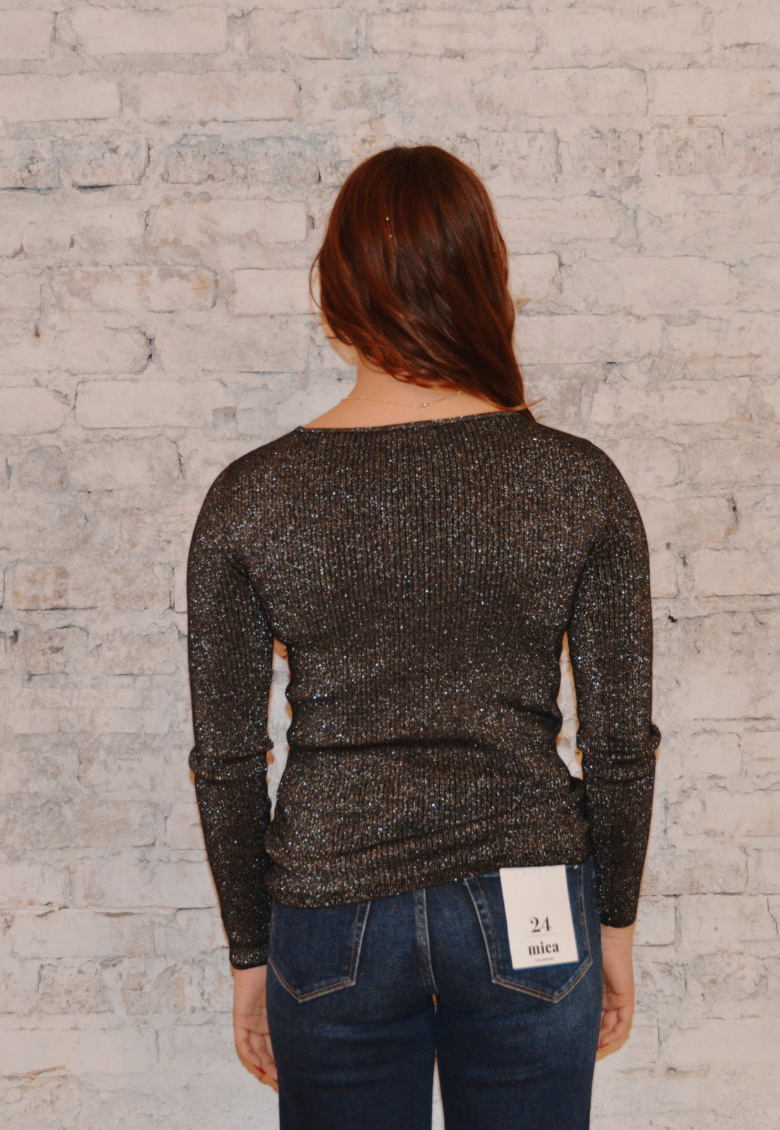 Pure Amici Gabrielle Sweater Pink Moon Bay